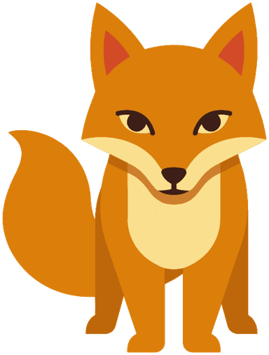 Don, the kitsune mascot